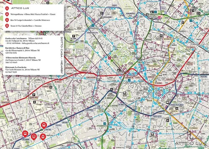 Appartement Attico Lux - Trilocale Con Garage Metropolitana Blu